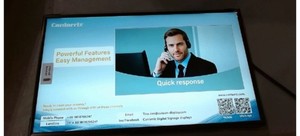 29 Inch HD 700nits Wall Mount Digital Signage Slim Fit Frameless Commercial D...