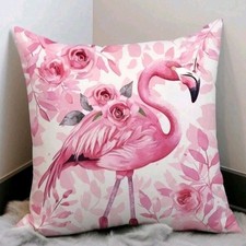 1 X Beautiful Pink Flamingo Cushion Covers Decorative cushions Scatter