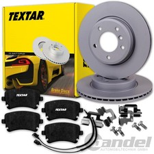 TEXTAR BREMSSCHEIBEN 335mm + BELÄGE HINTEN für VW PHAETON 3D Baujahr 2002 - 2016