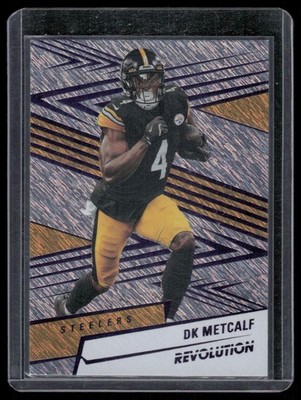 2025 Panini Revolution Purple Storm DK Metcalf 14/175 Pittsburgh Steelers #17