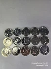 Lot of 15 1964 Silver Kennedy Proof Half Dollars