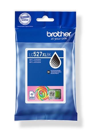 Cartouche d'encre LC527XLBK Brother noire : évitez les textes flous et les recharges fréquentes