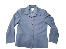 Vintage Pendleton Jacket Womens 10 Blue Wool Blazer USA