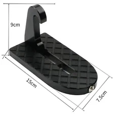 Emergency-Ready Space-Saving Roof-Access 2-in-1 Car Door Step with Safety Hammer