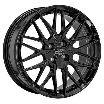 ALUFELGE MSW MSW 50-4 FUR ALFA ROMEO JUNIOR 7X17 4X108 GLOSS BLACK RBU
