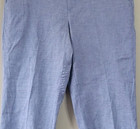NWT BANANA REPUBLIC BLUE CHAMBRAY LINEN BLND STRAIGHT LEG AVERY PANTS TROUSER 16 — photo 7