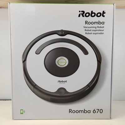 NEW SEALED iRobot Roomba 670 Wi-Fi Connected Robot Vacuum Cleaner Home Base