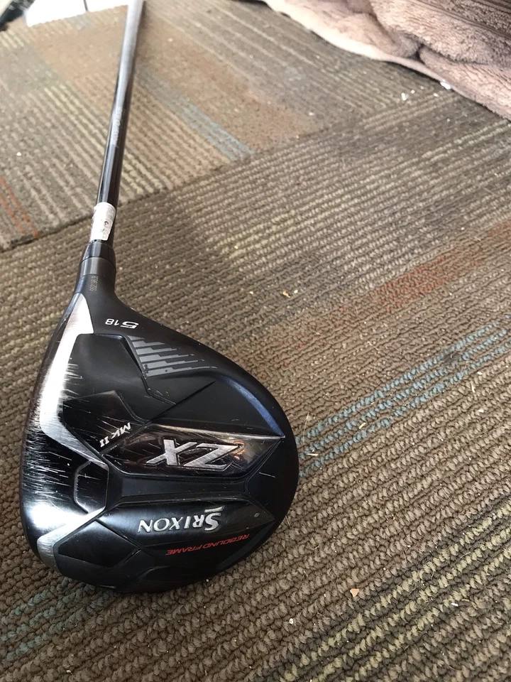 Srixon ZX MKII 5 Wood 18* HZRDUS 5.5 60g Smoke Shaft Regular Flex RH - Image 3 of 4