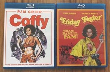 Coffy/Friday Foster/OOP/Olive Films/Blu Ray/Pam Grier/Action/Crime/Exploitation!