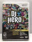 DJ Hero (Nintendo Wii, 2009) Game Only - Complete w/ Manual - Tested Working