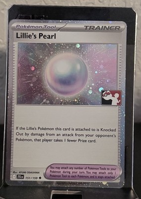 Pokemon Lillie s Pearl 151/159 Prize Pack Series 8 Cosmo Holo Pack Fresh - NM