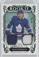 2018 Artifacts Rookies Emerald Material 82/99 Travis Dermott #173 Rookie RC 04y9