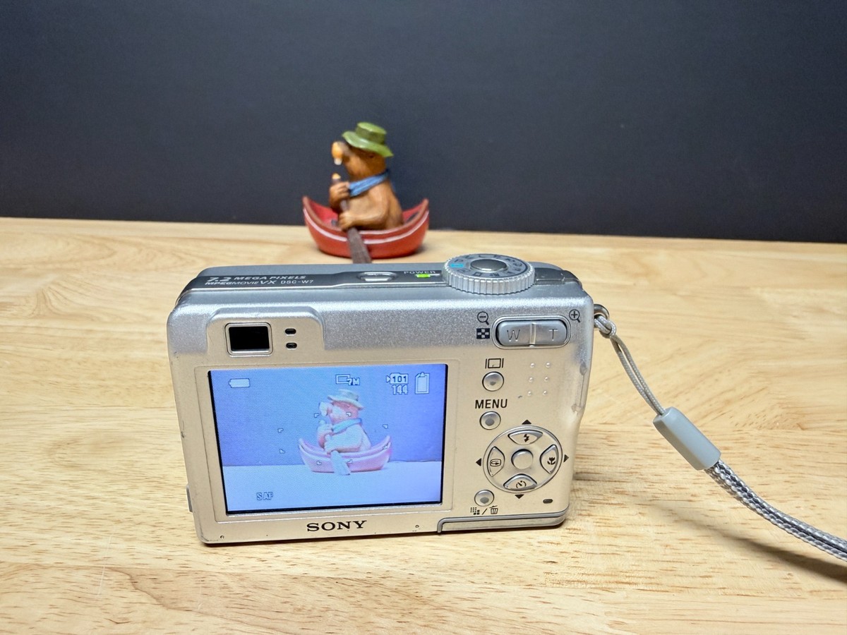 Sony Cyber-shot DSC-W7 7.2MP Digital Camera - Silver for sale