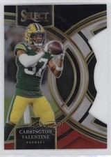 2023 Select Premier Level Black & Red Prizm Die-Cut Carrington Valentine 1ce5