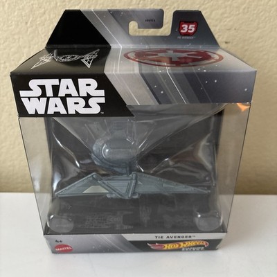 Star Wars Hot Wheels Die-Cast Starships Select Tie Avenger #35 Mattel JBG44