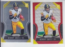 2 - 2019 Prizm BENNY SNELL JR RC Base + Red Wave /149 Steelers #332