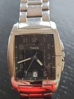 Vintage Timex SR 920 SW Cell Rare Quartz Two Tone Dial And Date At The Six Runs.