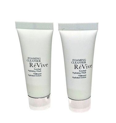 2 Revive Foaming Cleanser Enriched Hydrating Wash - Soothing, Creamy Mini 0.25oz