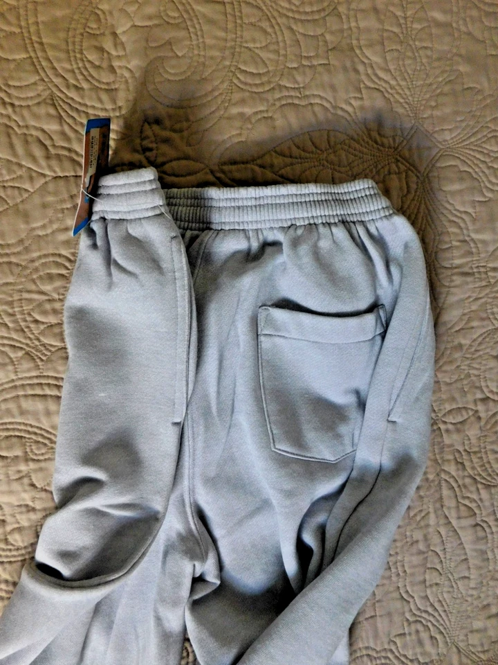 Pantalones deportivos Cherokee para niños XL 18/20 grises con cordón cremallera a presión cintura NUEVO Foto 4 de 4