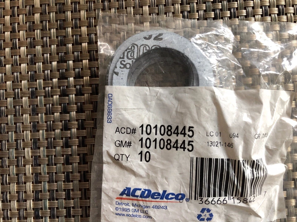 LOTE DE 10 GM ENCENDIDO Distribuidor Carcasa Junta 10108445 (1982) Foto 2 de 2