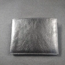 Dopp Genuine Leather Billfold Wallet Black Bi-fold
