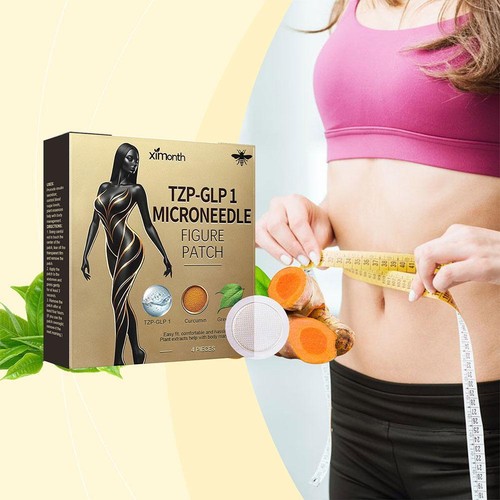 1-10X TZP-GLP-1-Microneedle Figure Patch - Unisex Slimming Patch for Weight Loss - Imagen 8 de 22
