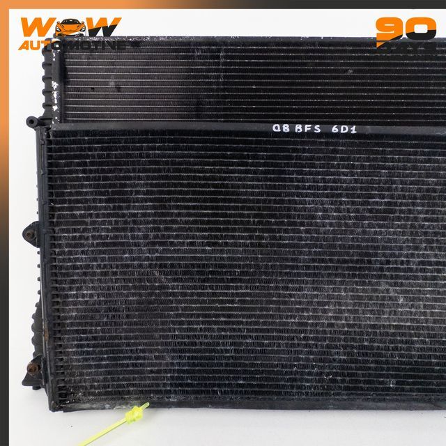 04-17 BENTLEY CONTINENTAL FLYING SPUR ENGINE COOLING RADIATOR AC CONDENSER OEM