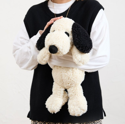 すぬーぴー様 SNOOPY Peanuts Squishy Flabby Fluffy Plush SEKIGUCHI Japan