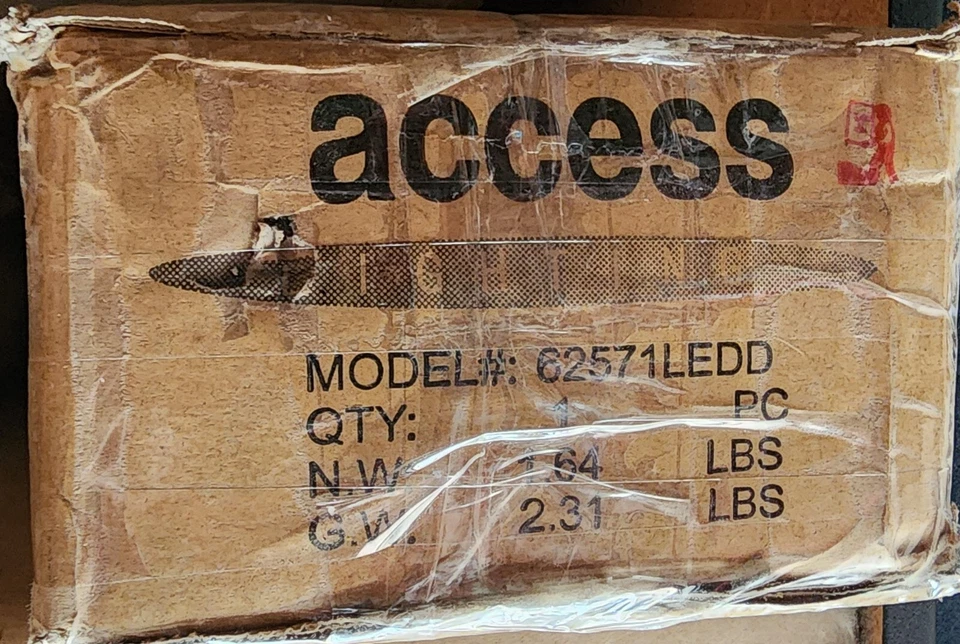 Iluminação de acesso - 62571LEDD-MBL - 24" W LED luz de vaidade - Preto - Imagem 2 de 2