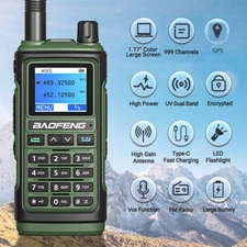 BAOFENG UV-17 Dual Band Two Way Radio 136-174/400-480MHz GPS Walkie Talkies