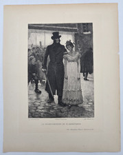 Eau forte : M. RAMATABOIS. D'après G. Jeanniot, gravure Alf. Boilot, XIXe