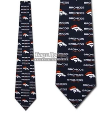 Denver Broncos Tie Licensed Neck Ties Broncos Neckties FREE SHIPPING NWT