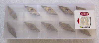 TUNGALOY VNMG 160404-TSF T9225 - Turning Reversible Cutting Plates x 10 - JAPAN