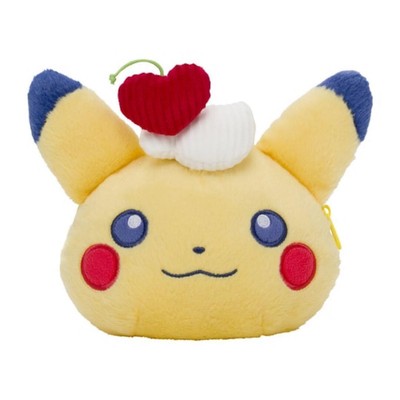 Pokemon C Center Pikachu Plush Face Pouch Valentine's day 2024 limited  morozoff