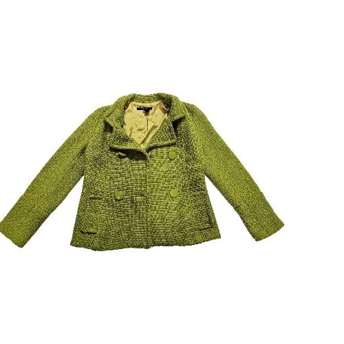 Zara Basic Glen Textured Double Breasted Blazer L… - image 1