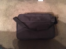 COMPAQ Laptop Bag Case Notebook PC Messenger Travel Fits Nylon Black