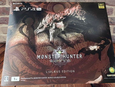 PlayStation 4 PS4 Pro Monster Hunter World Liolaeus Limited Console Unused Japan
