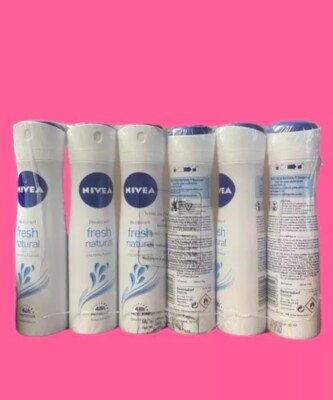 Nivea  Fresh natural Long Lasting Freshness 48h Protection ( 6 Pack ) 150ml-