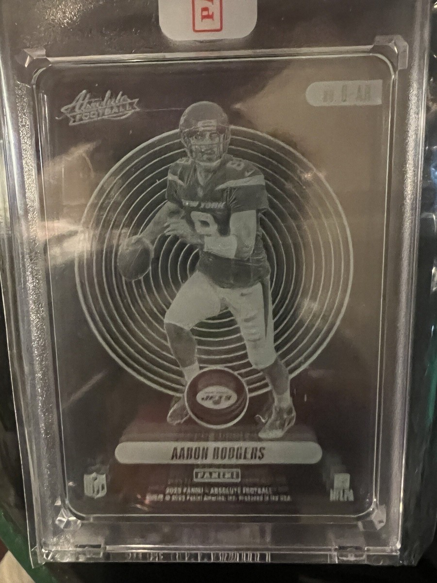2023 Panini Absolute Aaron Rodgers Glass Laser-Etched Crystal SP