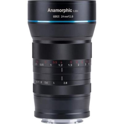 Sirui 24mm f/2.8 1.33x Anamorphic Lens E Mount Canon EF-M Sony Fuji X Z MFT