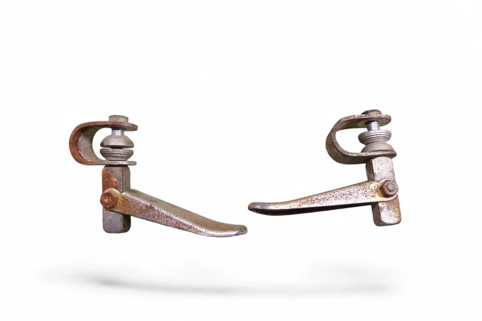 Clavijas de pie universales estilo cuchara vintage Harley Honda BSA Triumphs *2237A Foto 4 de 4