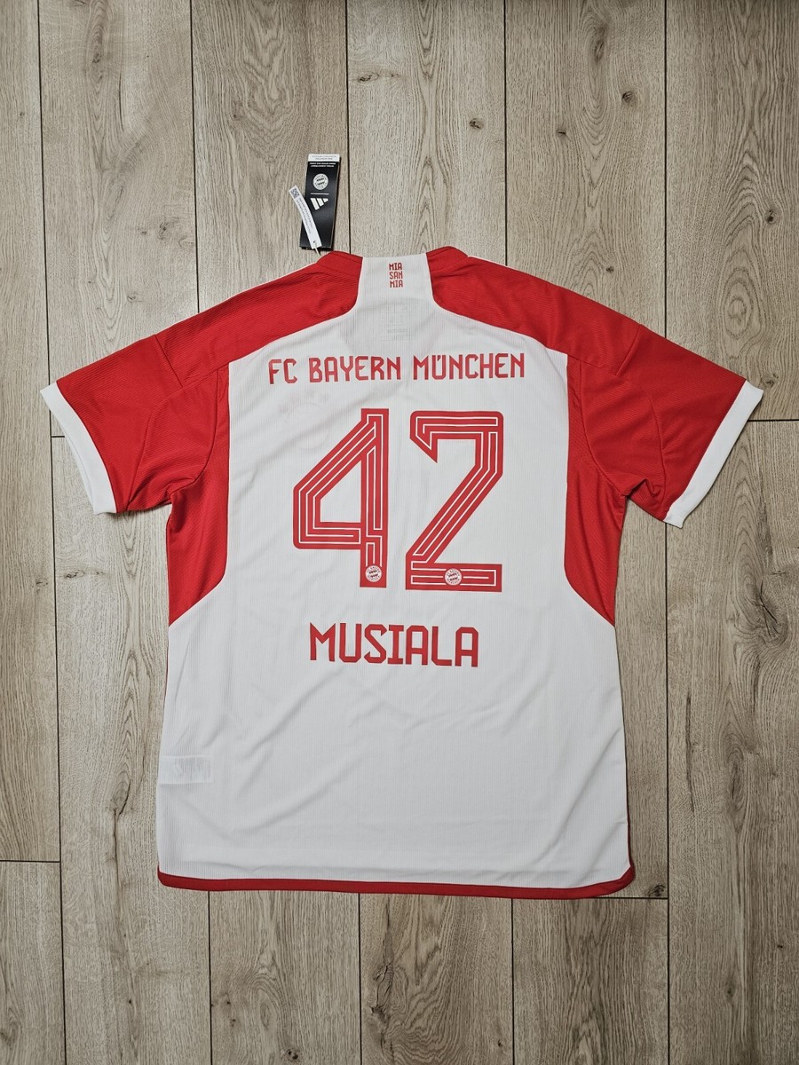 BAYERN MUNICH 2023 2024 HOME MUSIALA FOOTBALL SHIRT SOCCER