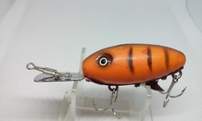 Vintage Strike King Super Scout Orange Crawdad 2 1/4 Wood Crankbait Fishing Lure