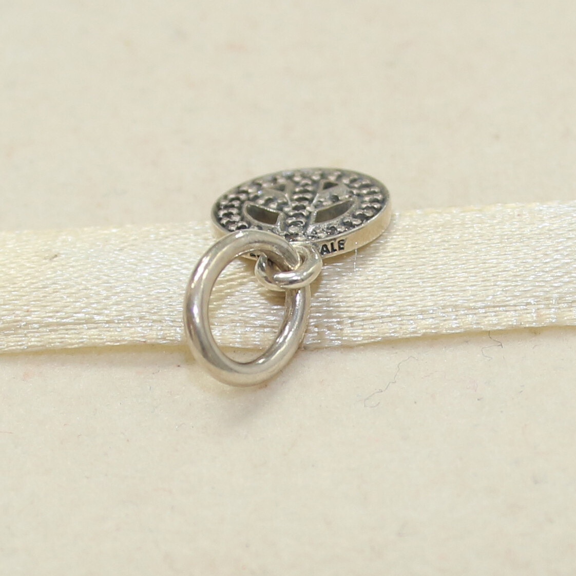 Authentic PANDORA 925 Sterling Silver Charm Symbol of Peace Authentic PANDORA 925 Sterling Silver Charm Symbol of Peace