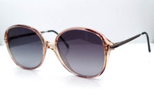 Vintage Mirari 3002 Gray Translucent Oval Sunglasses Italy W/NEW LENSES 