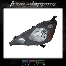 Fits 2009-13 Honda Fit Base Dx Lx Model Headlights Headlamps Left Driver Only
