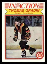 1982-83 O-Pee-Chee Thomas Gradin #345 - Vancouver Canucks