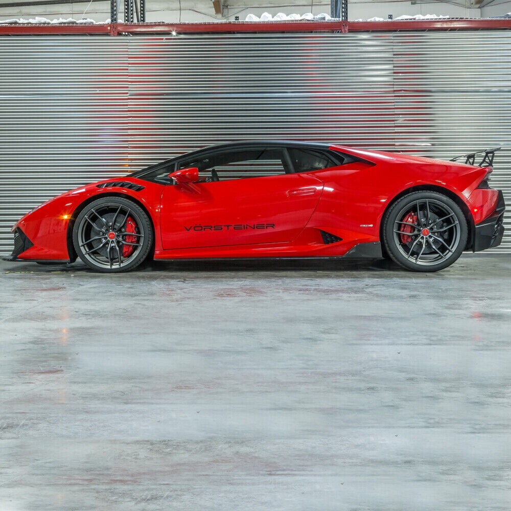 20/21'' Vorsteiner V-FF 105 Carbon Graphite Staggered Concave Wheels Lamborghini