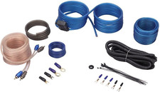 Rockville RWK10 10 Gauge Amp Installation Kit ANL Fuse Holder 100 Copper RCA