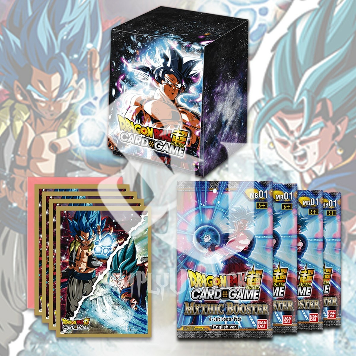 DRAGON BALL SUPER: GIFT COLLECTION BOX MYTHIC BOOSTER GOKU SLEEVES